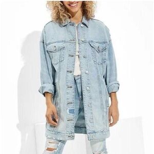 American Eagle Outfitters Light Blue Jean Jacket